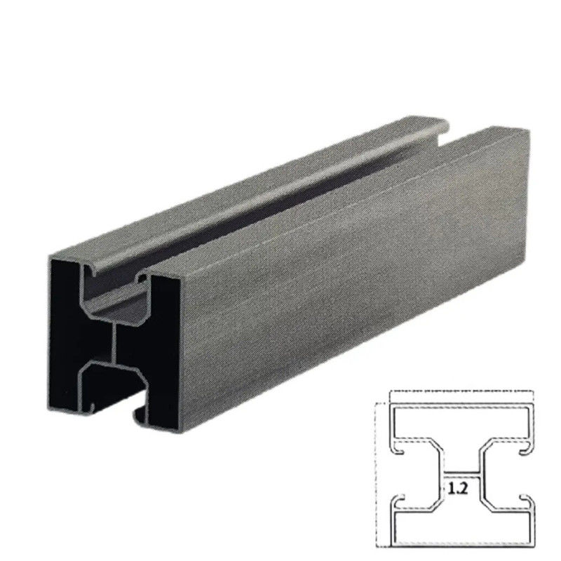 Weather Resistant Aluminum Solar Mounting Rail Clamp Photovoltaic Guide Rail For Universal Solar Panels