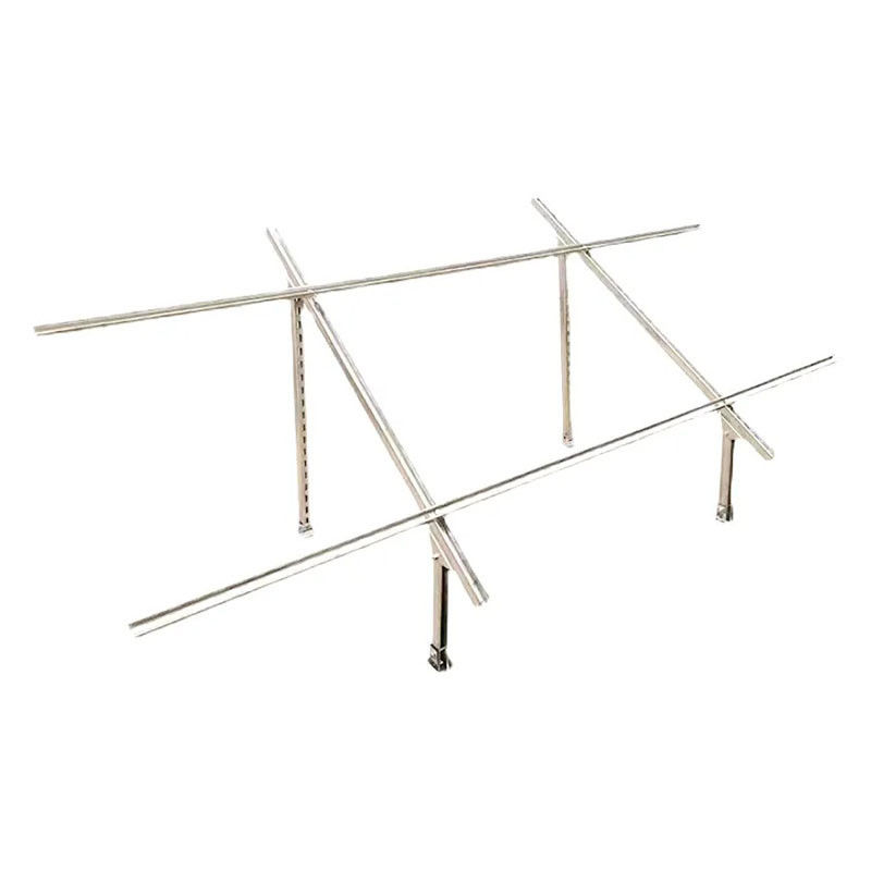 Solar Strut Channel Supported Installation Solar Pv Bracket For Frameless Roof Module