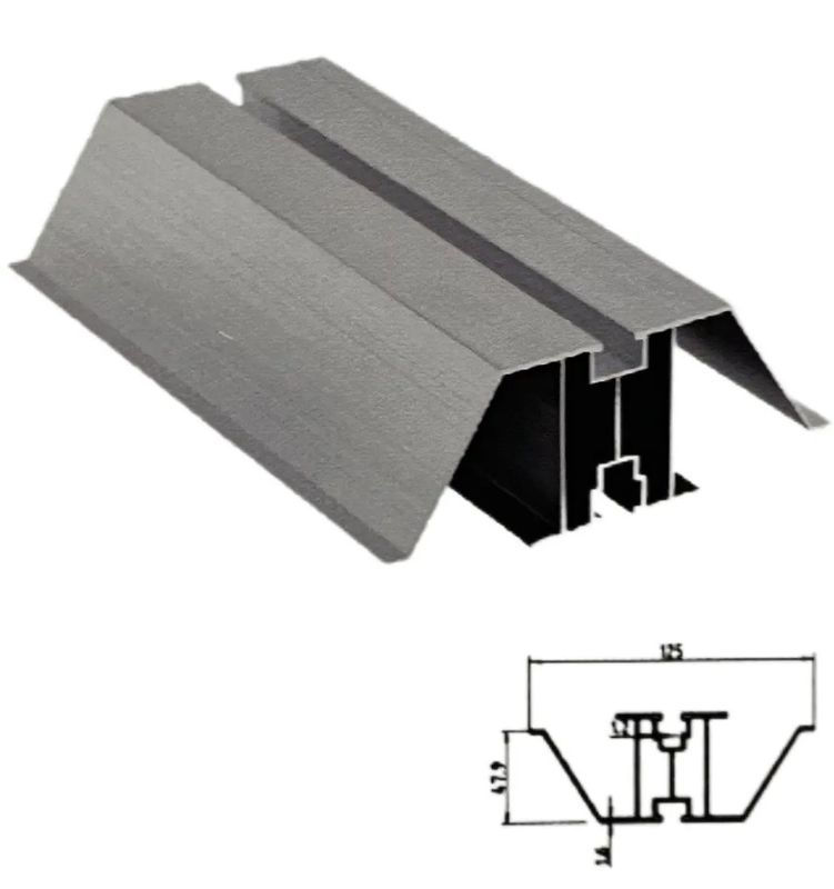 Heavy Duty Corrosion And Heat Resistant Aluminium Solar Panel Mounting Rails 41mm X 41mm