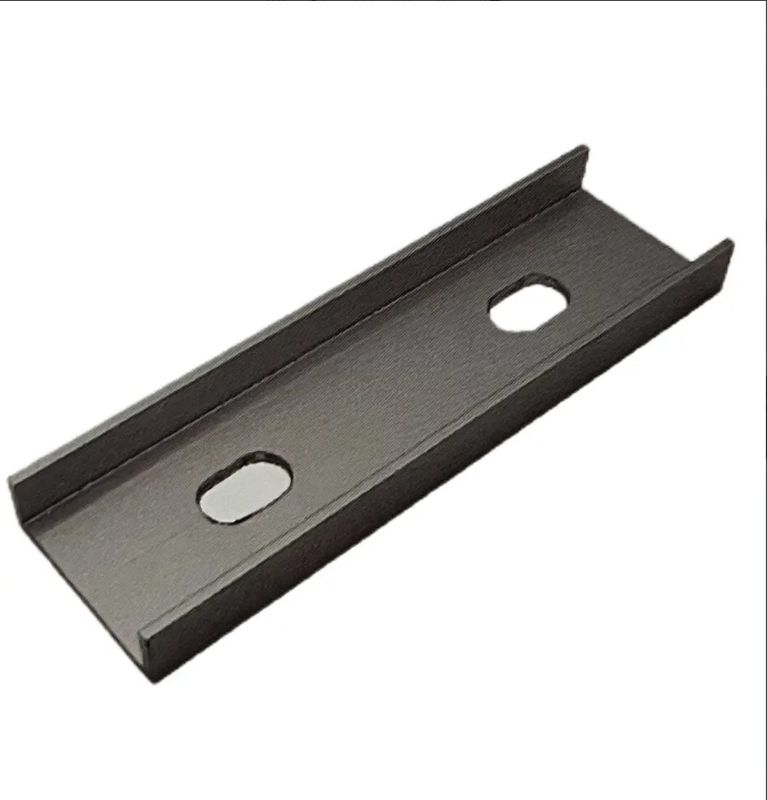 Super Strong Windproof Solar Panel Mounting Aluminum Rail Solar Plate Passage With Clamp Install