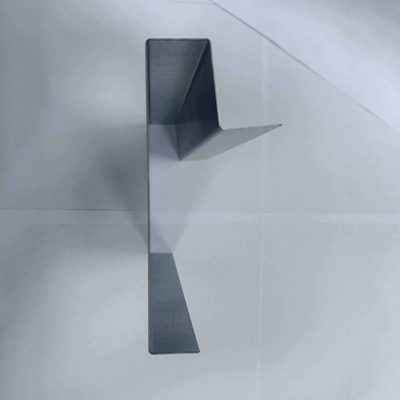 Silvery Aluminum Anodized Anti Slip Solar Panel Water Channel For Roof Solar Mounting System