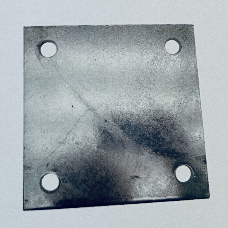 Silver Anodized Curtain Wall Embedded Plates For Load Bearing Corrosion Resistance