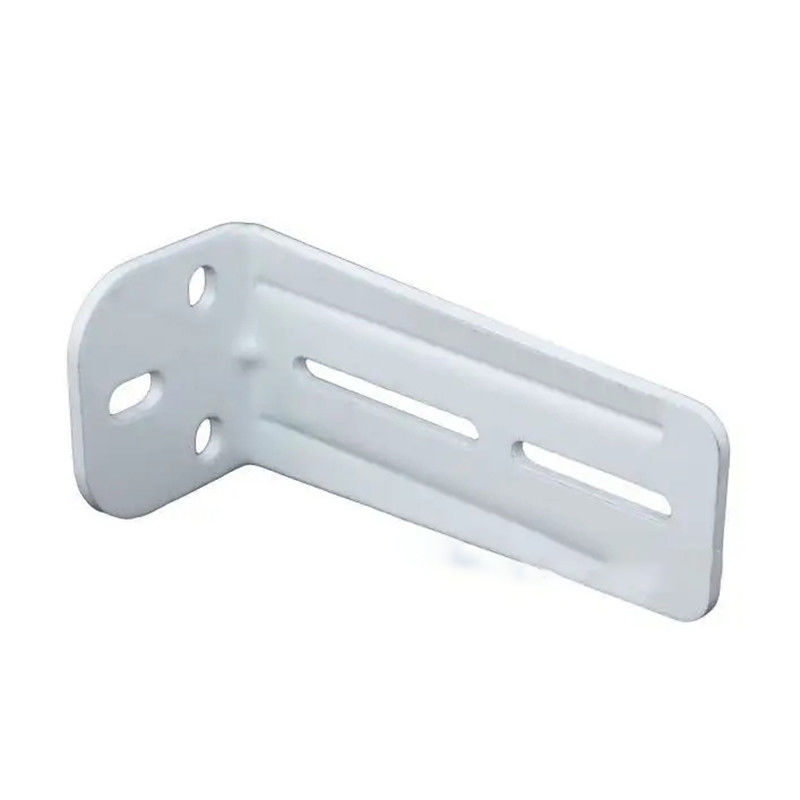 Silvery Powder Coated Screw Fixed Aluminum Curtain Wall Corner Connection Code for Buildings