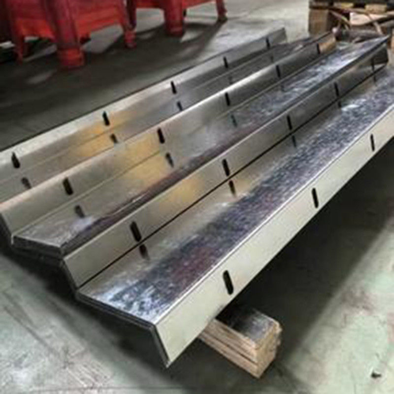 Modern Simple Nail Screw Installed Silvery Metal Right Angle Fixed Bracket / Rock Wool Bracket