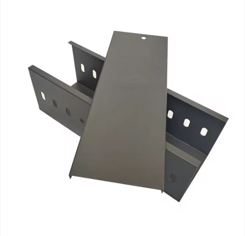 900mm Heavy Duty Wall Mount Galvanized C Channel Wireway Cable Tray Wire And Cable Management Load 100Kg