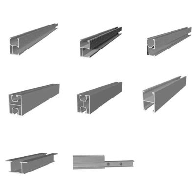 41mm Anodized nhôm tấm pin mặt trời gắn đường ray chống ăn mòn